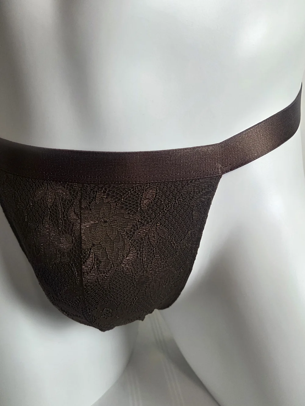 Cosabella Brown Lace Men's Thong